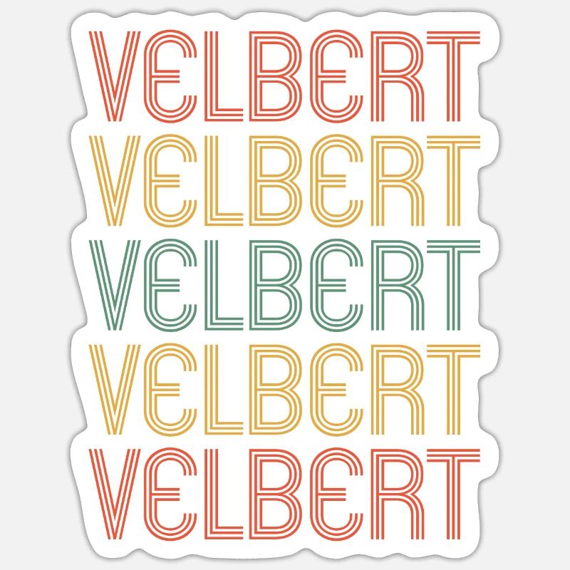 Velbert Velberterin Velberter Stadt Velbert - Sticker Größe S (10 x 10 cm) - Mattweiß