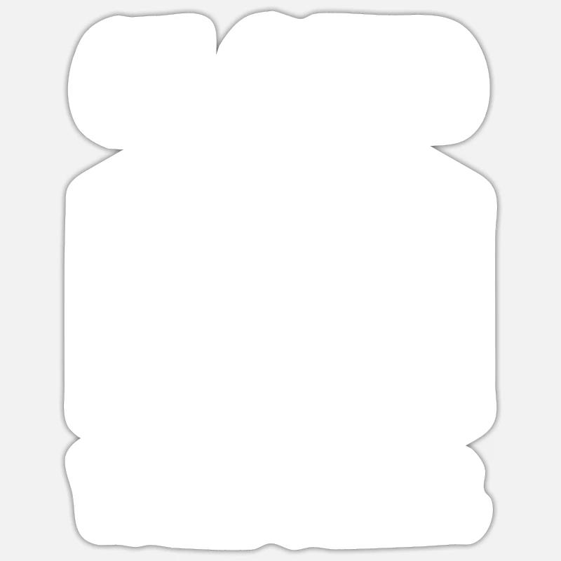 Cloud Watcher - Sticker size S (10 x 10 cm) - white matte