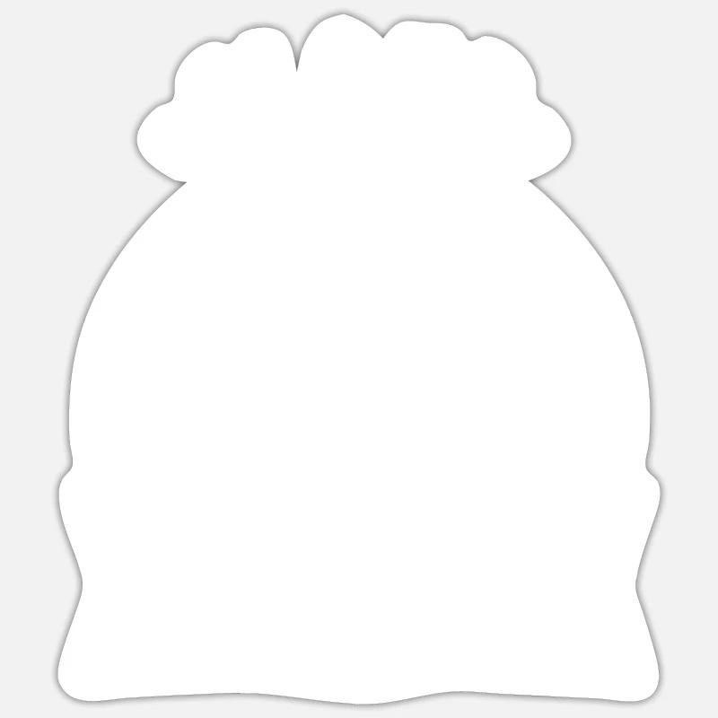 Cloud Watcher - Sticker size S (10 x 10 cm) - white matte