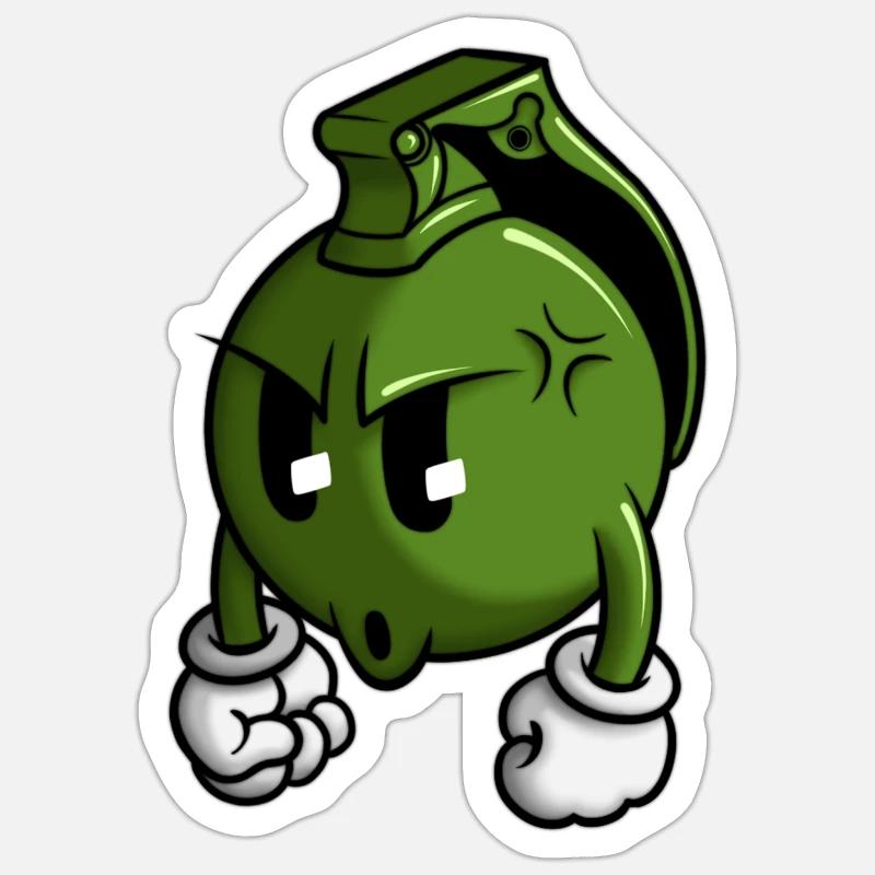 Granade Sticker size S (10 x 10 cm)