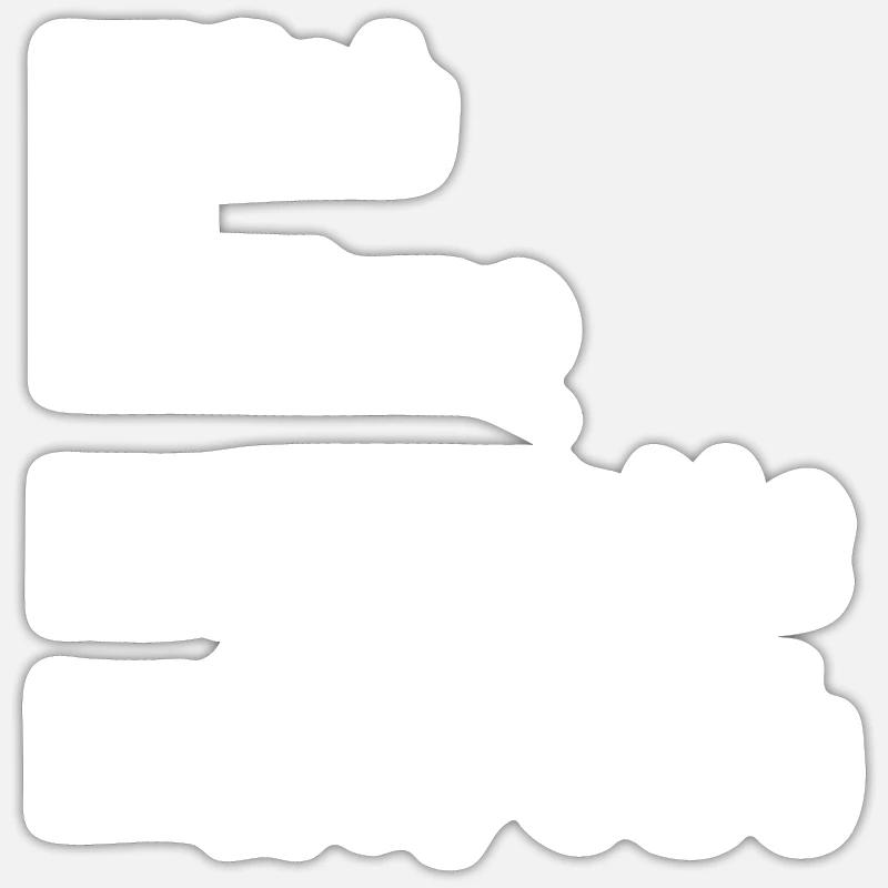 Chai Latte - Sticker Größe S (10 x 10 cm) - Mattweiß