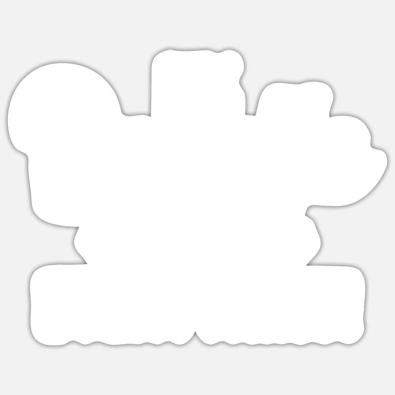 Sticker Größe S (10 x 10 cm) - 
