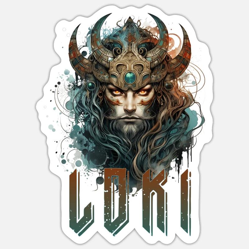 Loki Sticker size S (10 x 10 cm)