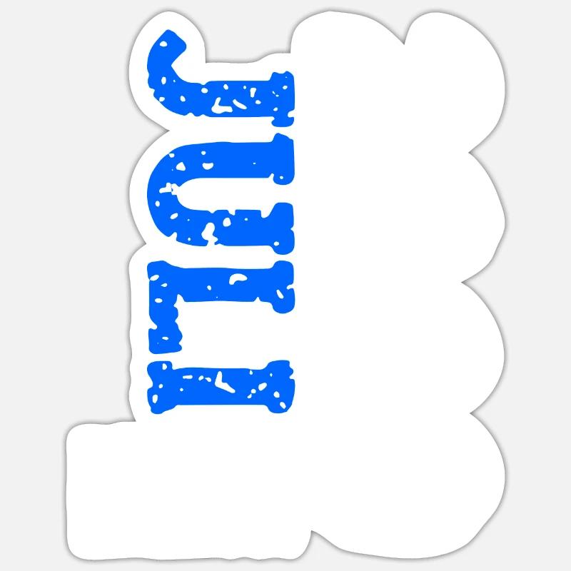2009 Juli Limited Edition Geburtstag Geschenk - Sticker Größe S (10 x 10 cm) - Mattweiß