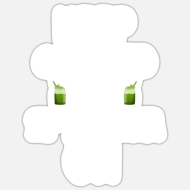 Matcha - Sticker size S (10 x 10 cm) - white matte