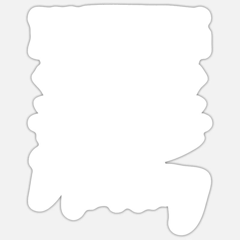 Im thinking day drinking - Sticker size S (10 x 10 cm) - white matte