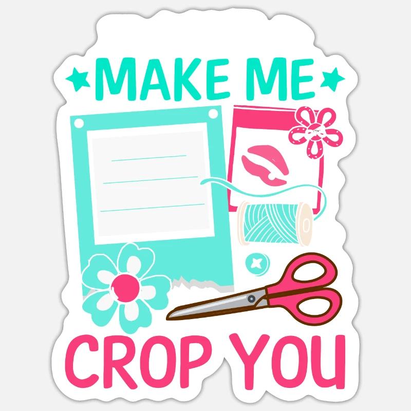 Scrapbooking Scrapbooker - Sticker size S (10 x 10 cm) - white matte