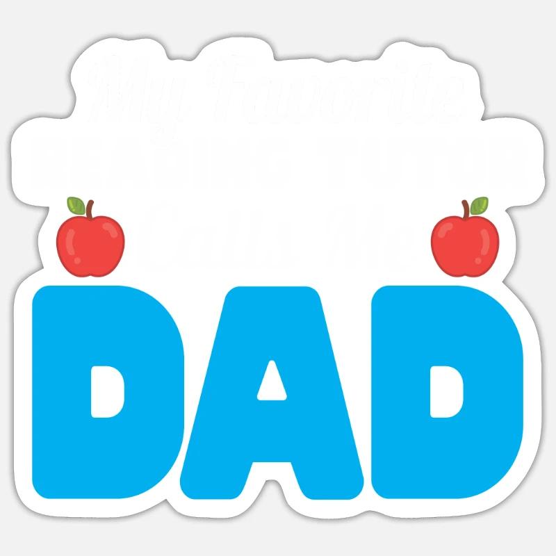 Tutor Geschenk Tutor - Sticker Größe S (10 x 10 cm) - Mattweiß