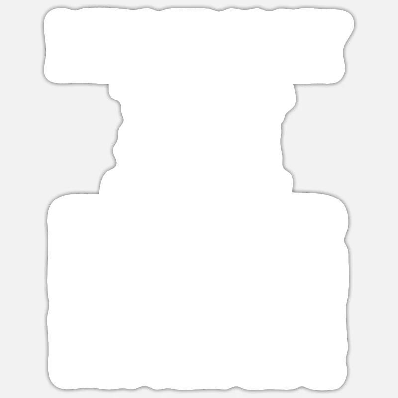 Lehrer Pädagoge - Sticker Größe S (10 x 10 cm) - Mattweiß