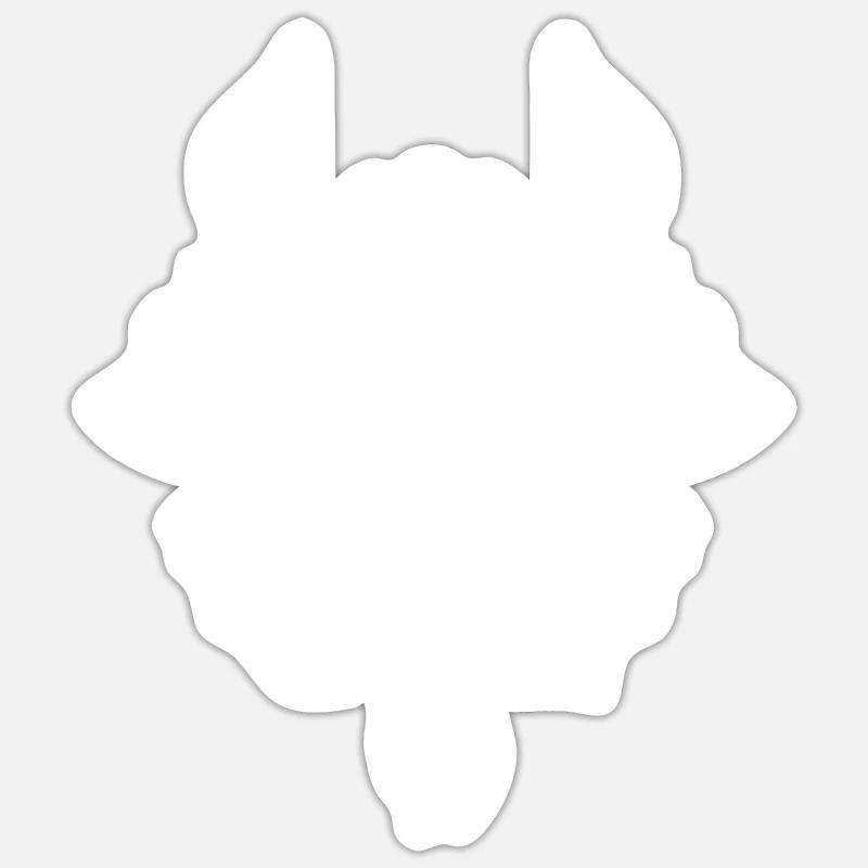 Ascia guerriera vichinga disegno Tribù germaniche Valhalla Sticker formato S (10 x 10 cm)