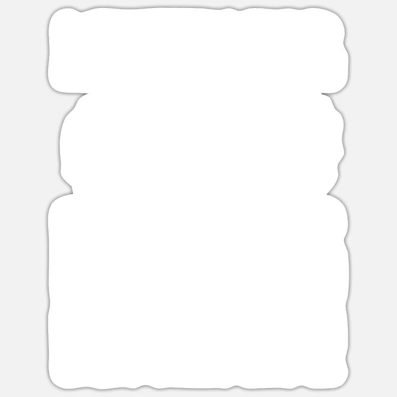 Cheerleader Cheerleading - Sticker taille S (10 x 10 cm) - blanc mat