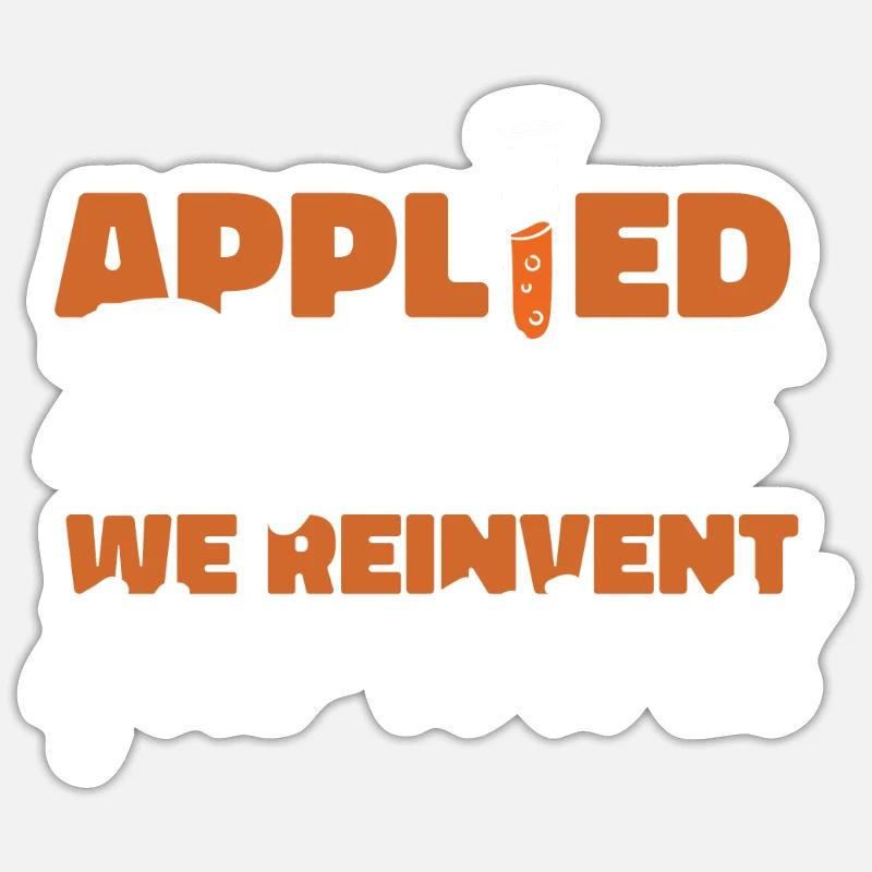 Physics Physique Cool Applied Physics - Sticker size S (10 x 10 cm) - white matte