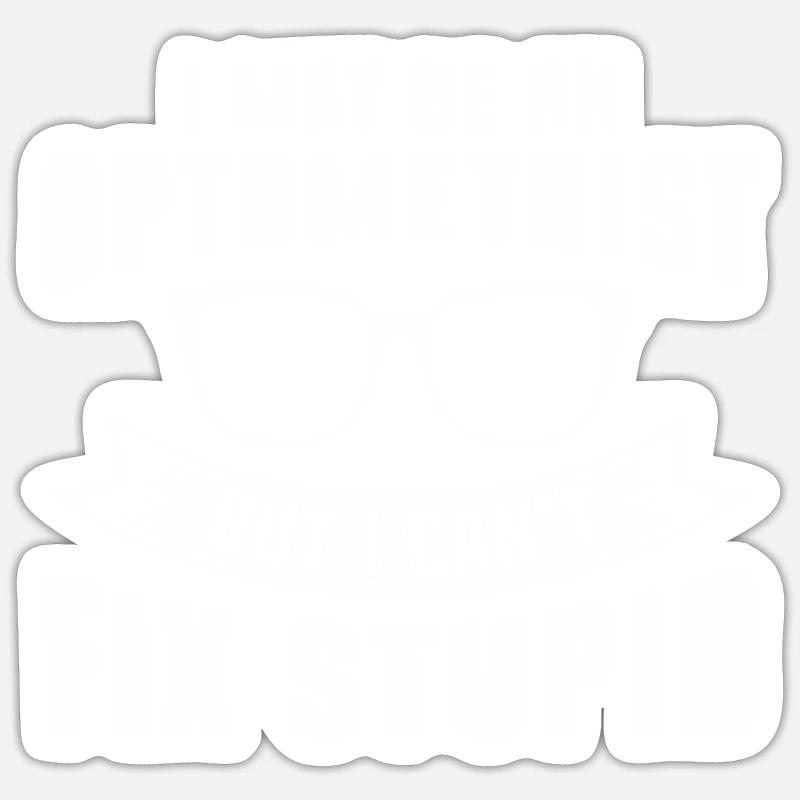 Optician Gift Optometry Sticker size S (10 x 10 cm)