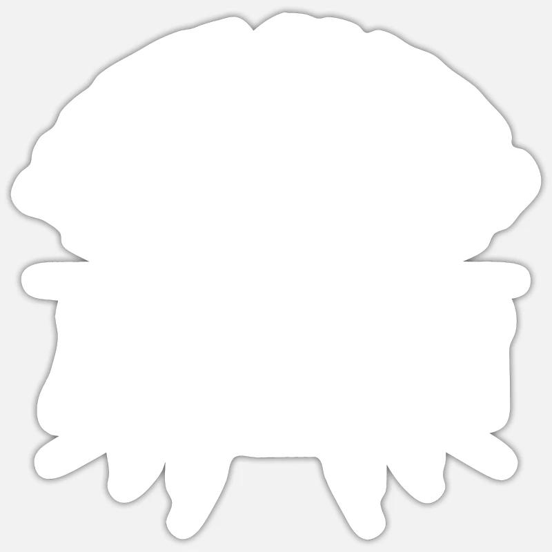 Lights camera action - Sticker size S (10 x 10 cm) - white matte