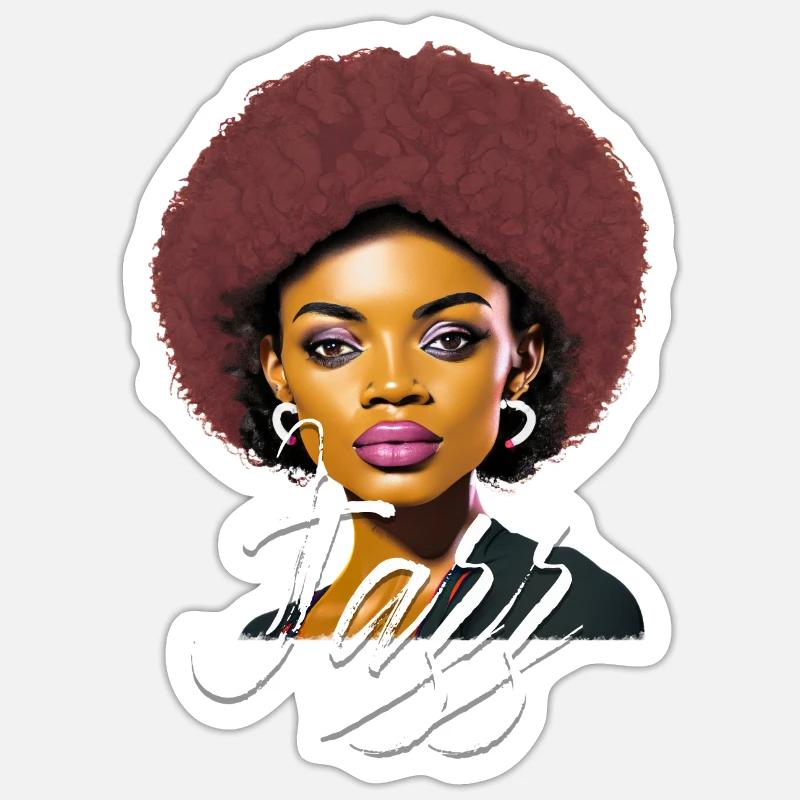 All that Jazz, Wien, New Orleans oder sonst irgend Sticker Größe S (10 x 10 cm)