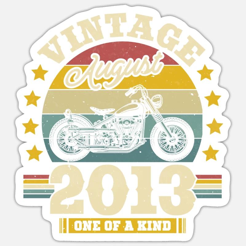 Birthday Gift August 2013 - Sticker size S (10 x 10 cm) - white matte