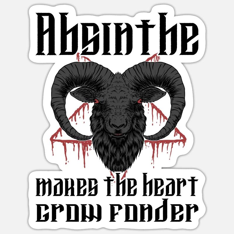 Satan Beelzebub Devil Gothic Pentagram Mystical Sticker size S (10 x 10 cm)