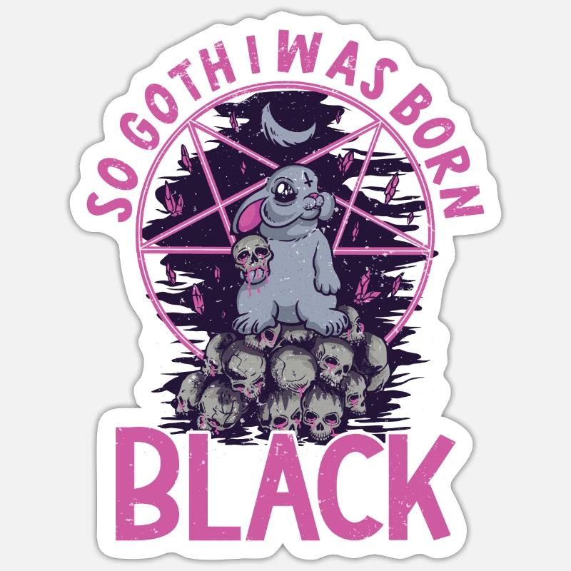 Satan Beelzebub Devil Gothic Pentagram Mystical Sticker size S (10 x 10 cm)