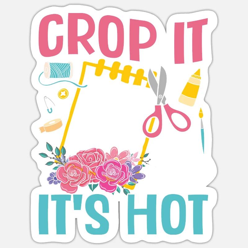 Scrapbooking Scrapbooker - Sticker Größe S (10 x 10 cm) - Mattweiß