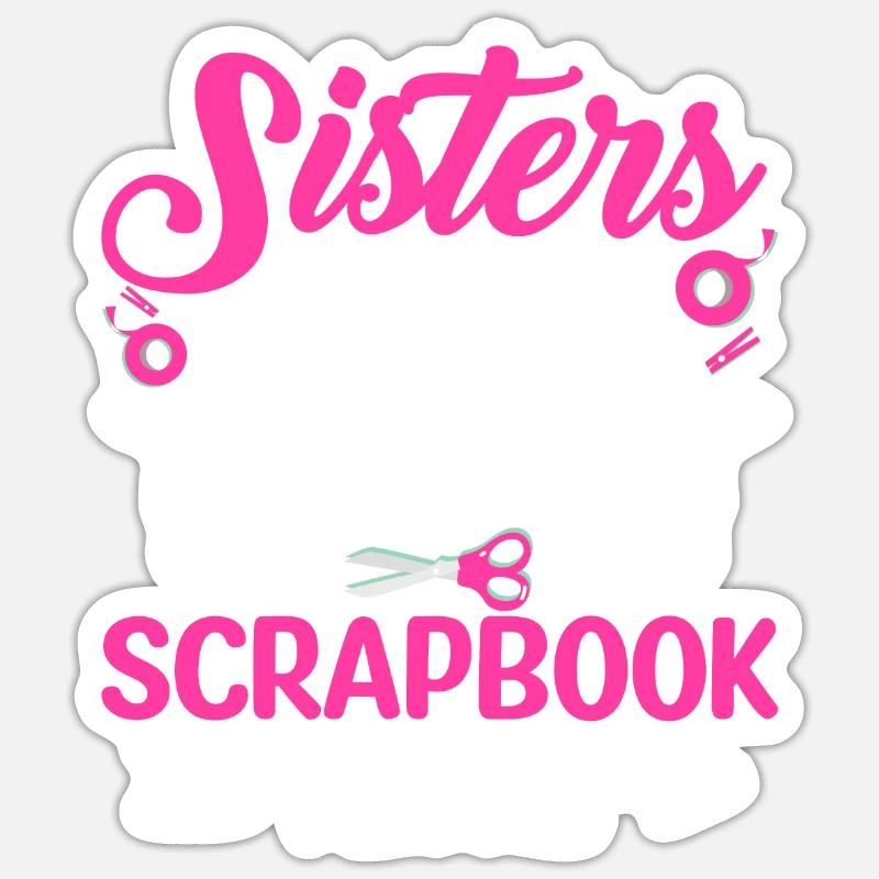 Scrapbooking Scrapbooker - Sticker taille S (10 x 10 cm) - blanc mat