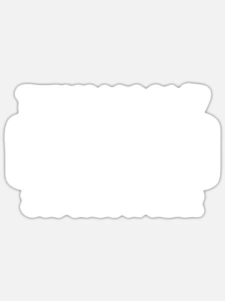 Gedanken, die ich 24-7 365 Tage im Jahr mache - Bi - Sticker Größe S (10 x 10 cm) - Mattweiß