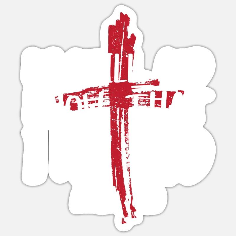 Sei Still Und Wisse, Dass Ich Gott Bin Psalm Sticker Größe S (10 x 10 cm)