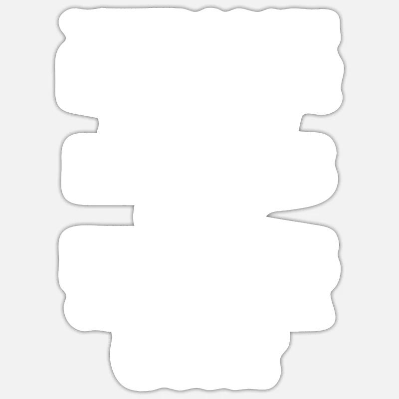 Painter Varnisher - Sticker size S (10 x 10 cm) - white matte