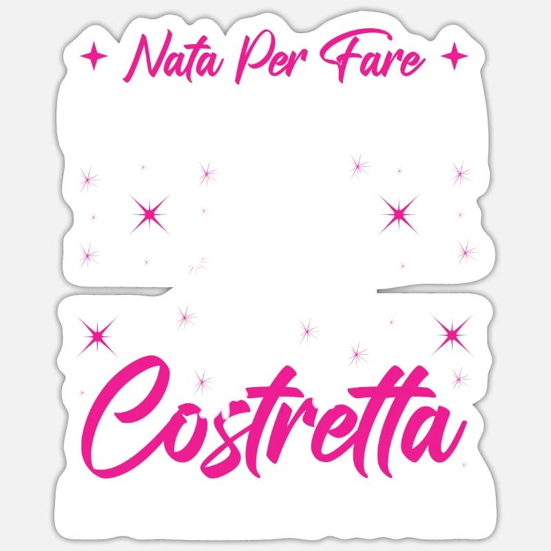 Ginnasta Ginnastica Ritmica Ginnastica Artistica - Sticker formato S (10 x 10 cm) - bianco opaco