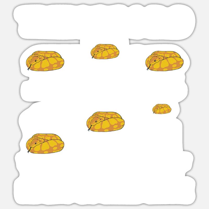 Things I Do In My Spare Time Python Banana Ball Sticker Größe S (10 x 10 cm)
