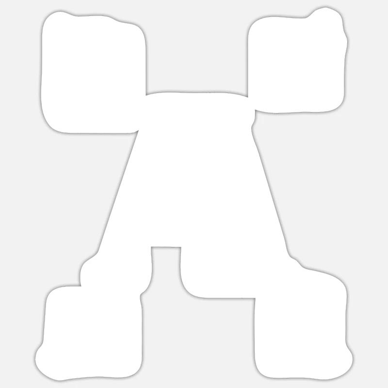 letter A initial Sticker size S (10 x 10 cm)
