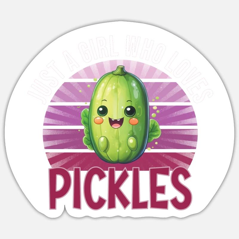 Cucumbers Sticker size S (10 x 10 cm)