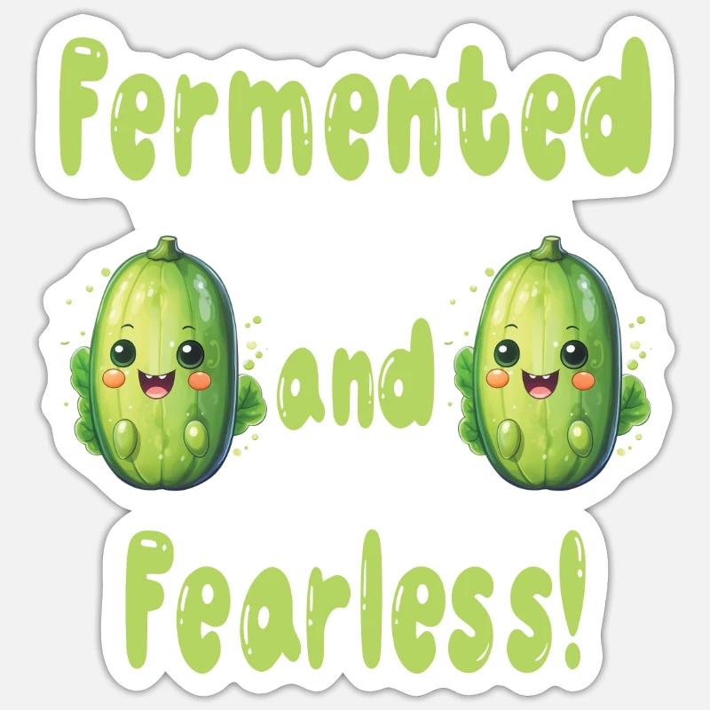 Cucumbers Sticker size S (10 x 10 cm)