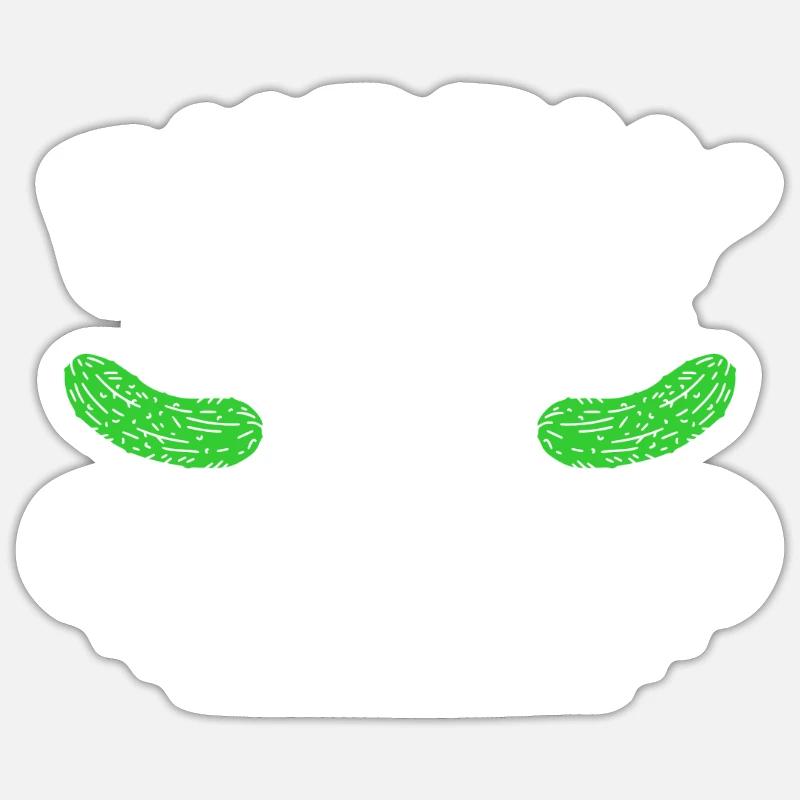 Cucumbers Sticker size S (10 x 10 cm)