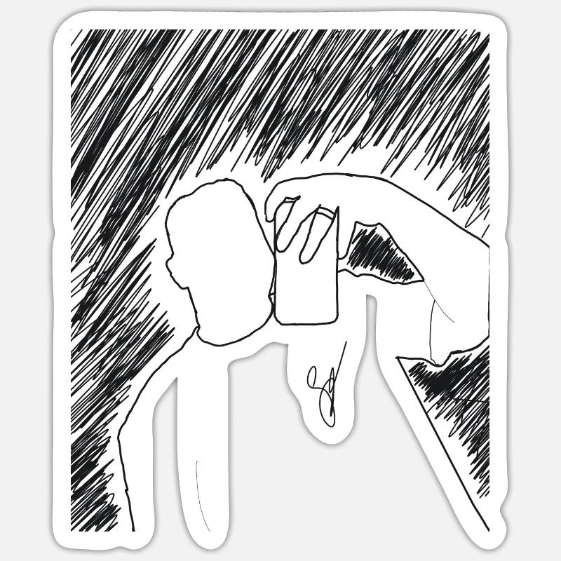 Sticker Größe S (10 x 10 cm) - 