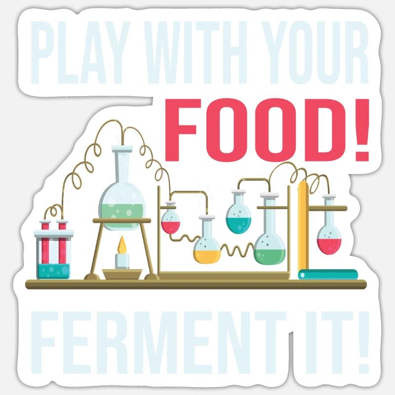 Fermentation Sticker taille S (10 x 10 cm)