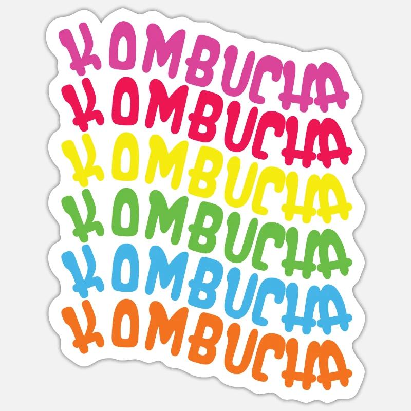 Fermentation - Sticker Größe S (10 x 10 cm) - Mattweiß