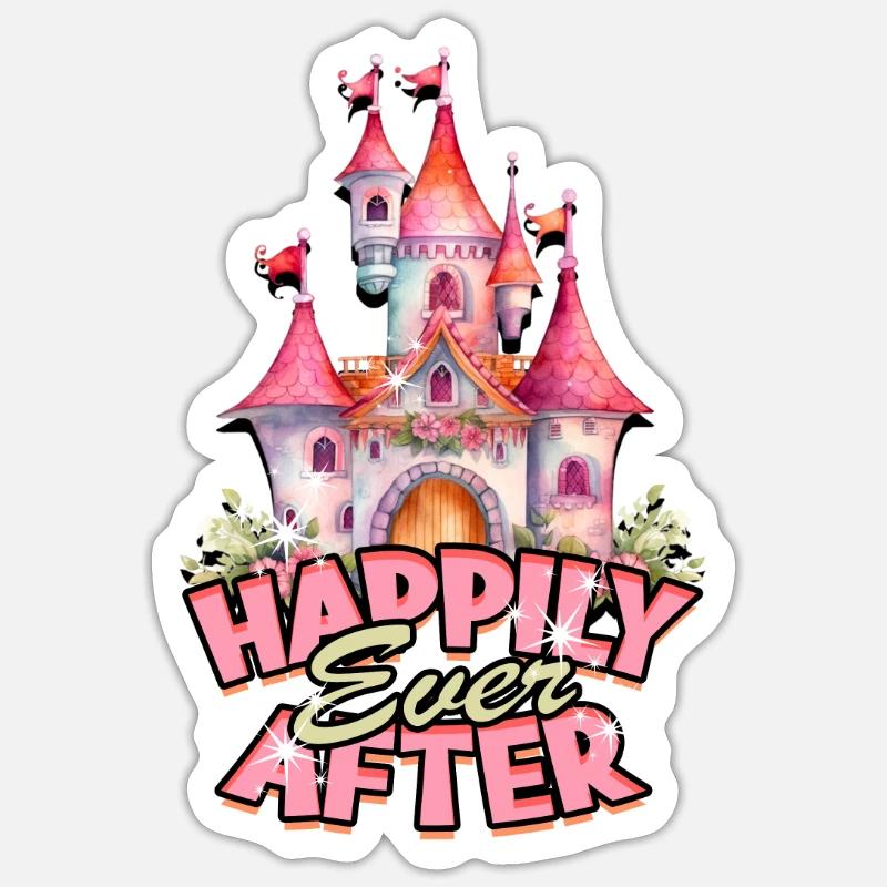 Happily ever after - Relation Sticker taille S (10 x 10 cm)