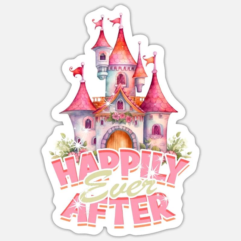 Happily ever after - Relation Sticker taille S (10 x 10 cm)