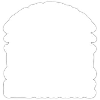 Camion de lait de vache - Sticker taille S (10 x 10 cm) - blanc mat - Devant