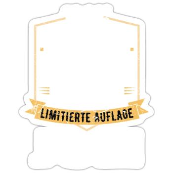 34. Geburtstag Juli Jahrgang 1989 Vintage - Sticker Größe S (10 x 10 cm) - Mattweiß - Vorne