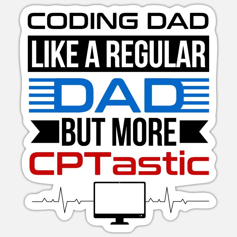 Codeur médical Profession Médical - Sticker taille S (10 x 10 cm) - blanc mat