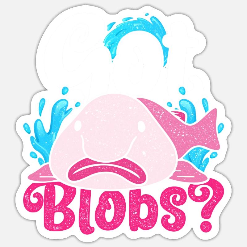 Blobfish a des blobs ? Sticker taille S (10 x 10 cm)