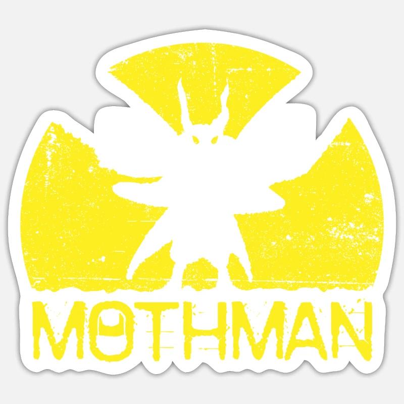 Mothman Point Agréable Sticker taille S (10 x 10 cm)