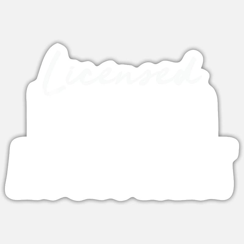 licensed nursing assistant Sticker size S (10 x 10 cm)