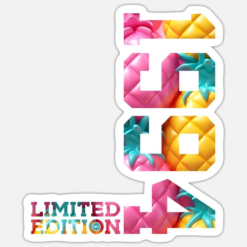 32E ANNIVERSAIRE ÉDITION LIMITÉE 1994 - Sticker taille S (10 x 10 cm) - blanc mat