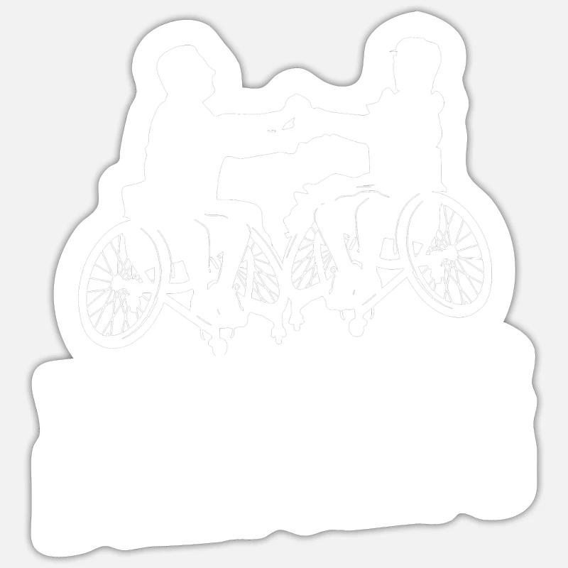 Dancing Dancer Wheelchair - Sticker size S (10 x 10 cm) - white matte