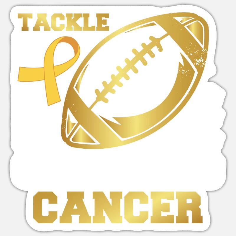 Bekämpfung von Krebs im Kindesalter Sticker Größe S (10 x 10 cm)