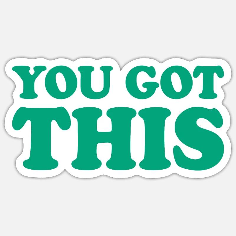Tests de motivation - Sticker taille S (10 x 10 cm) - blanc mat
