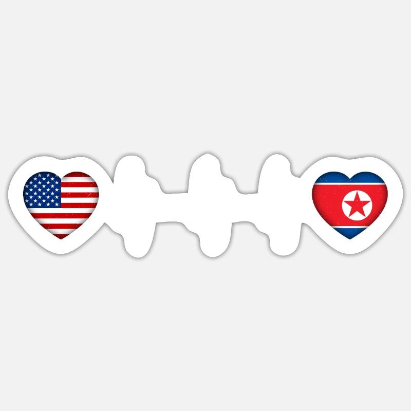 North Korea Sticker size S (10 x 10 cm)