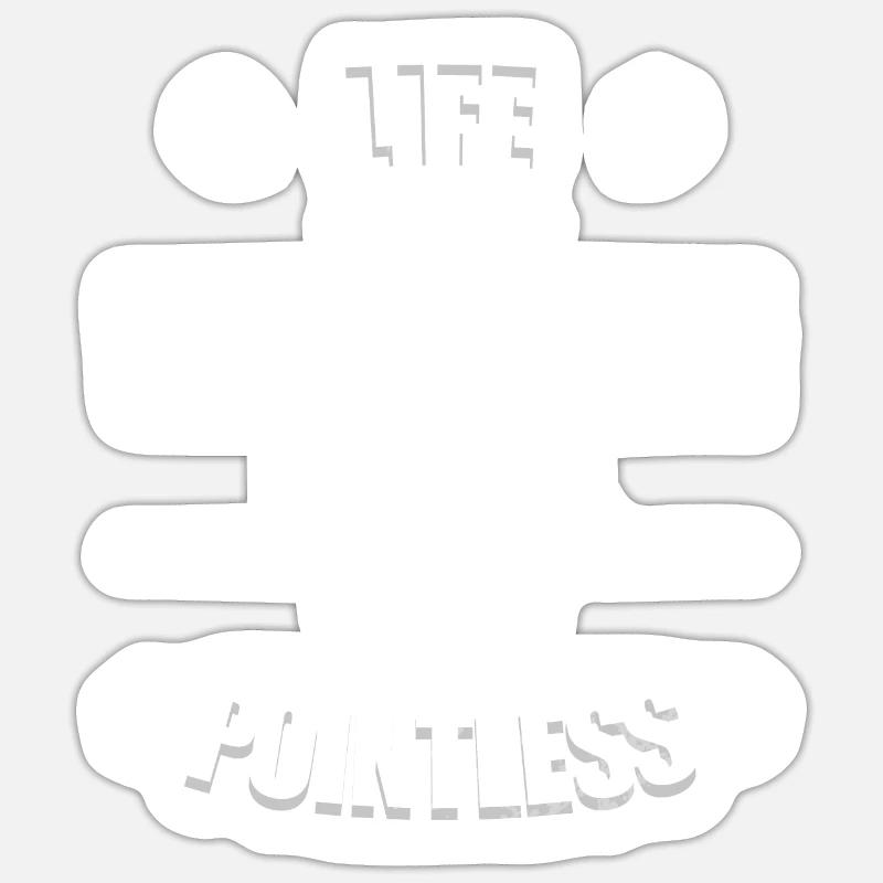 Life possible pointless - Welsh Springer Spaniel Sticker size S (10 x 10 cm)